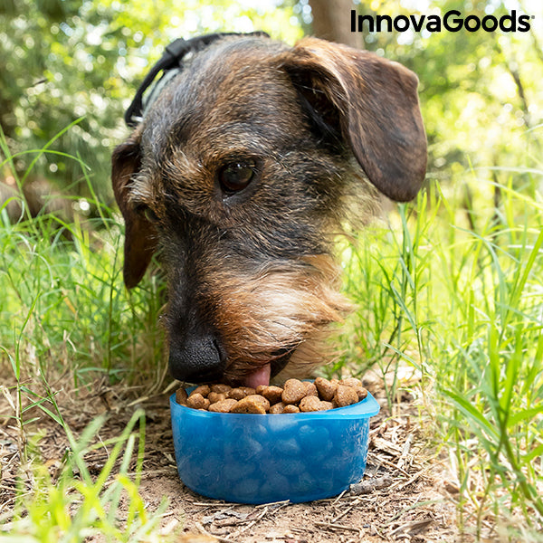 Bouteille avec Distributeur d'Eau et d'Aliments pour Animaux 2 en 1 Pettap InnovaGoods