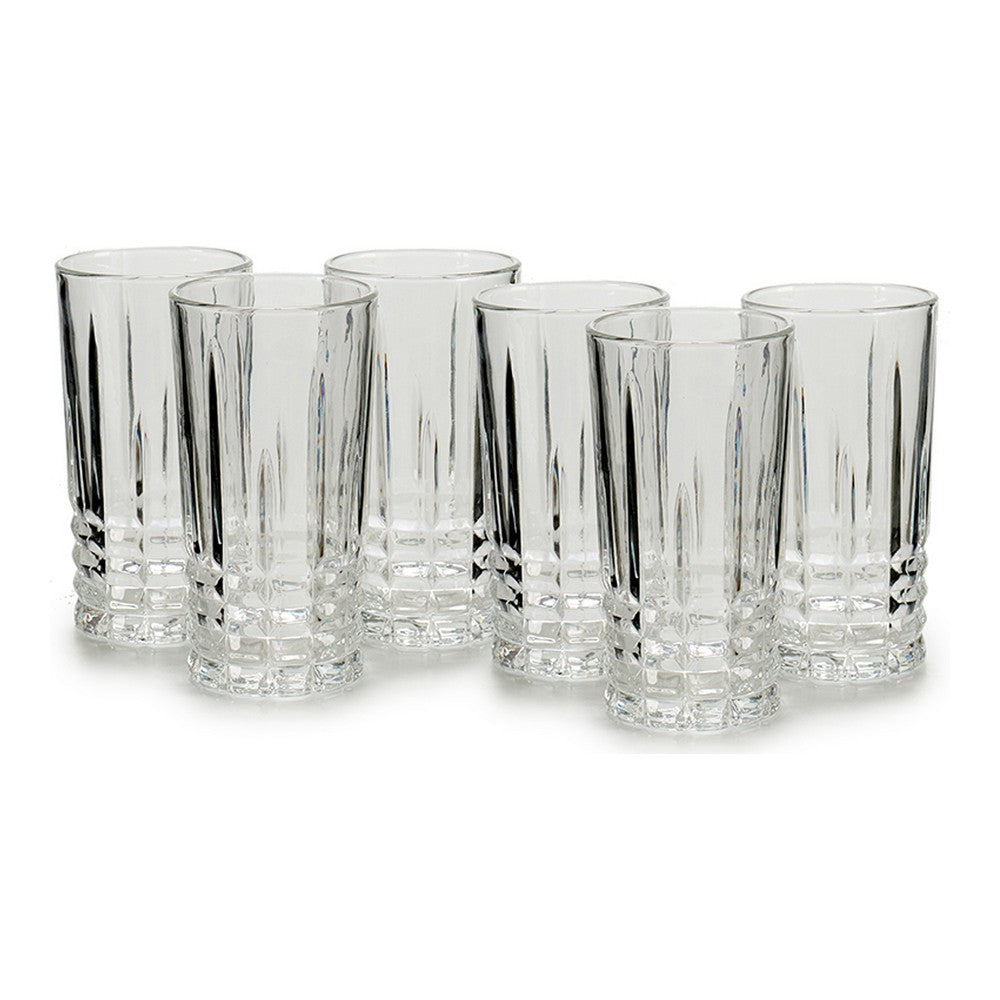 Set de Verres Vivalto 7 pcs Transparent (250 ml) (16 x 23,5 x 25,5 cm) 6 x (25 cl) / 1 x (1 l)