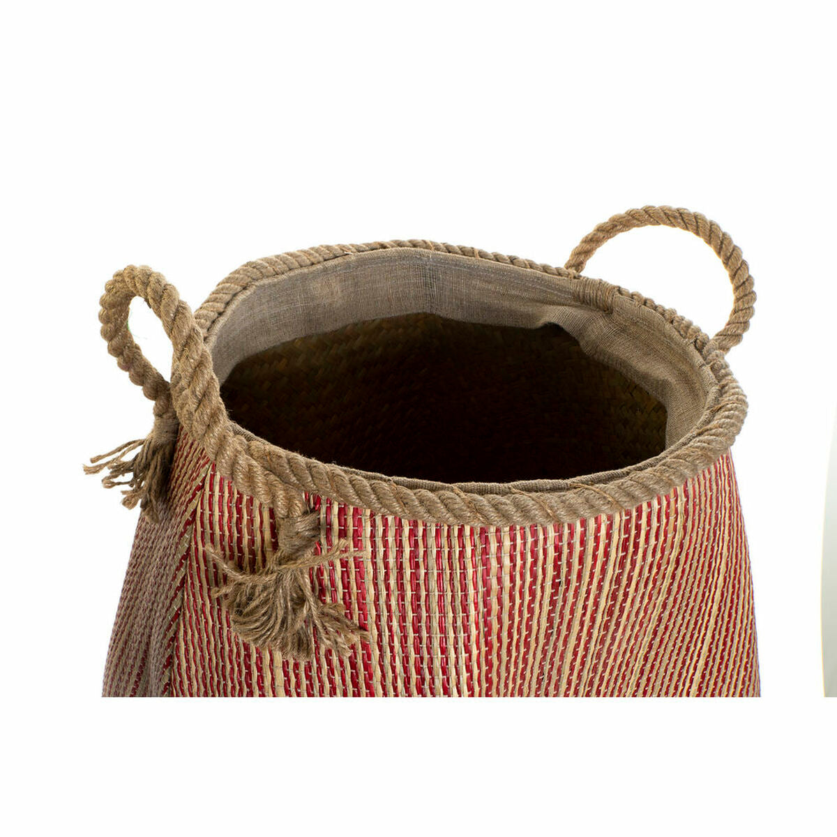 Panier DKD Home Decor 40 x 40 x 45 cm Fibre naturelle (2 Unités)