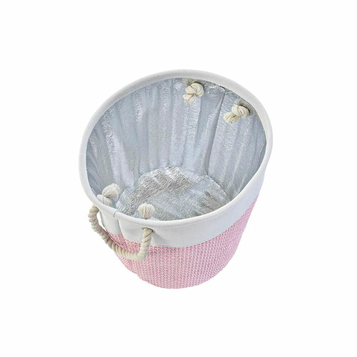 Set de basket DKD Home Decor Polyester 40 x 40 x 49 cm (2 Unités)