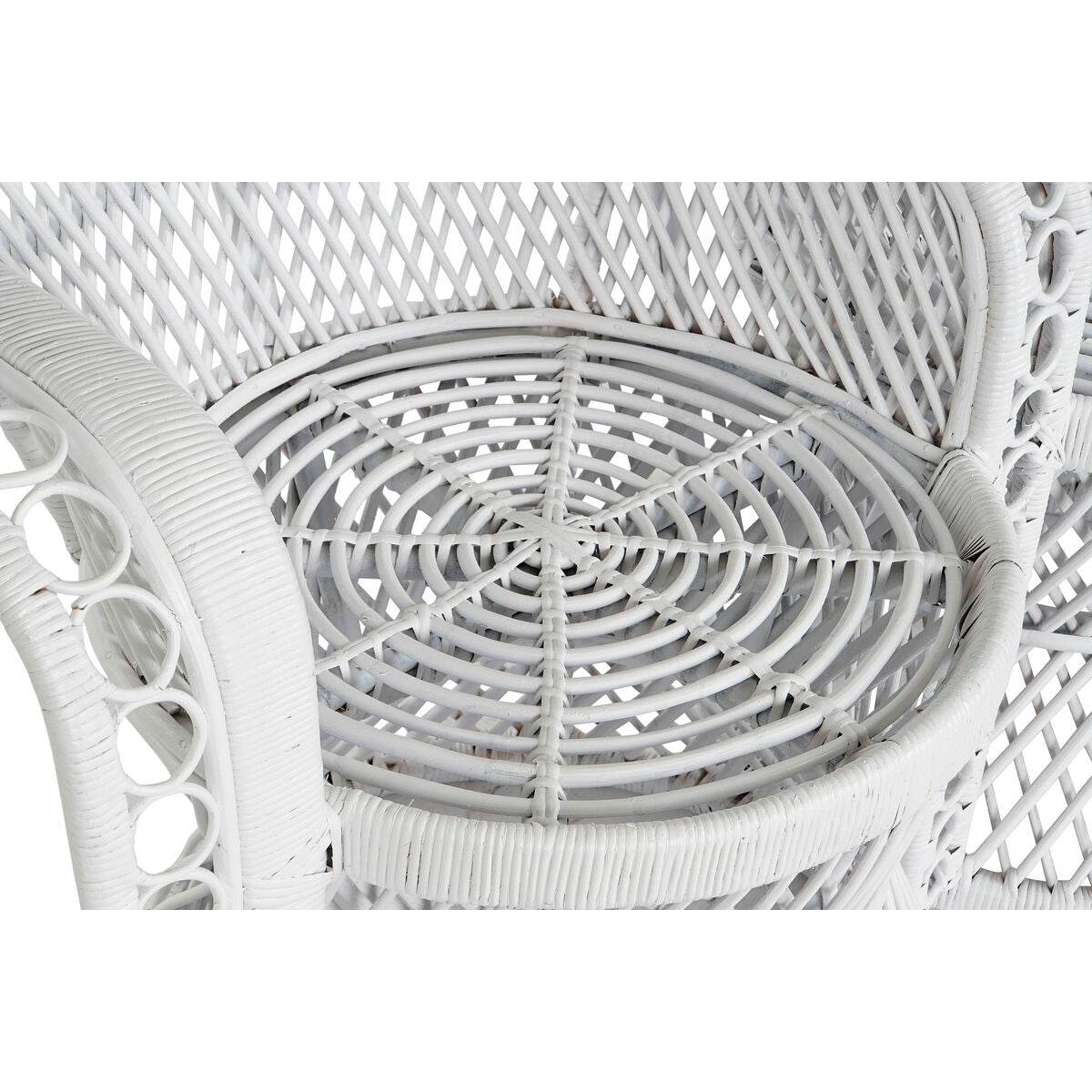 Fauteuil DKD Home Decor Blanc 188 x 50 x 140 cm