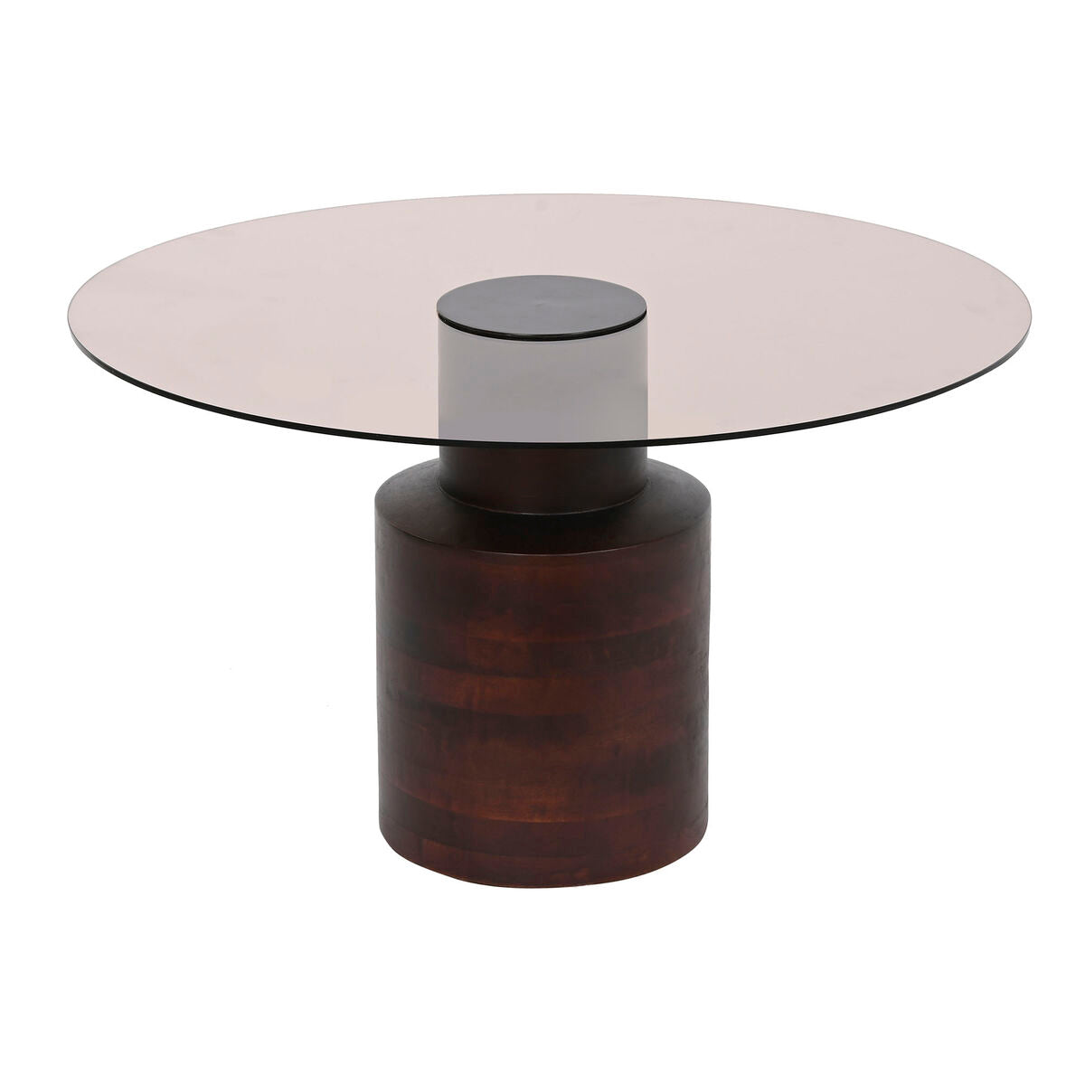 Table Basse DKD Home Decor Verre Bois de manguier 80 x 80 x 40 cm