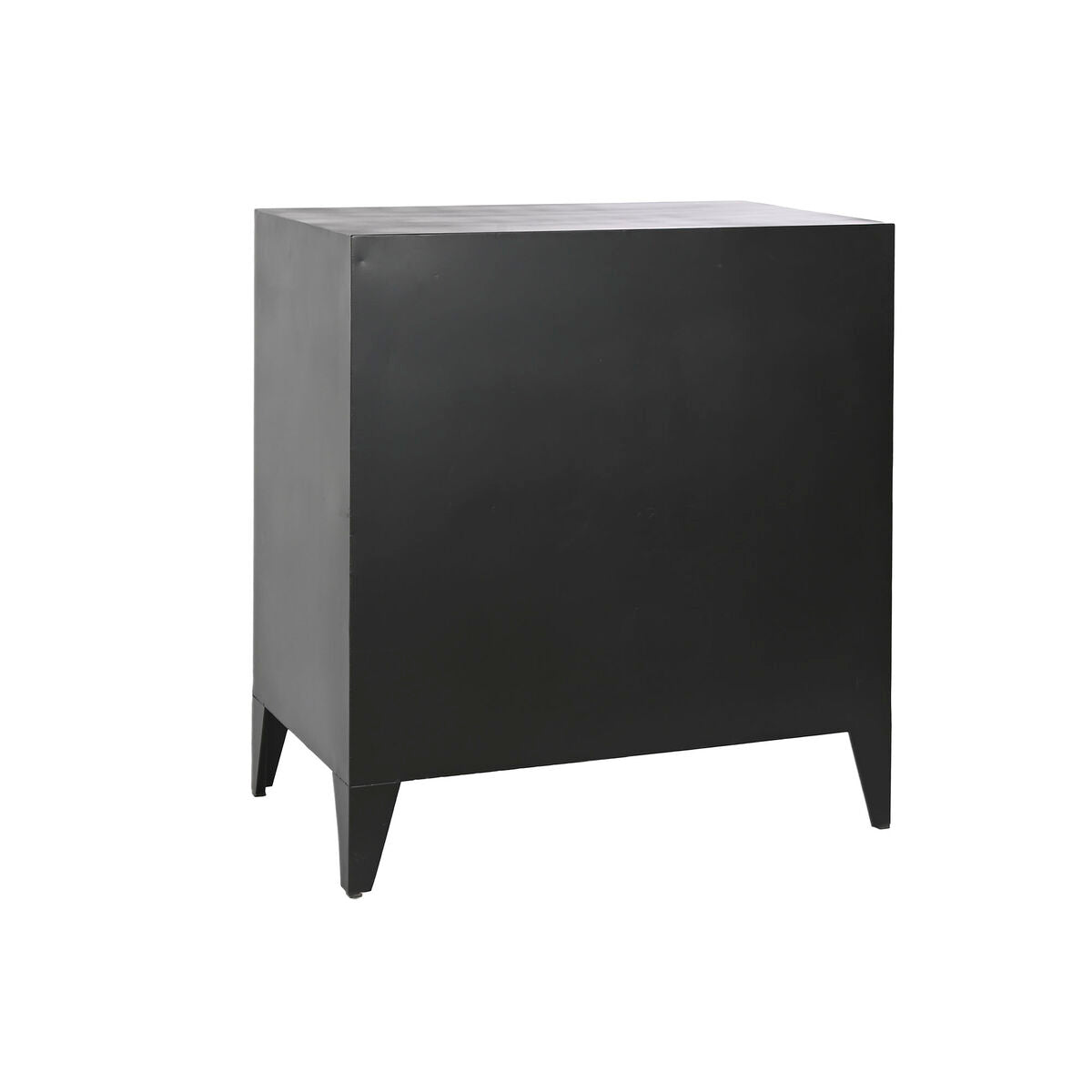Caisson à Tiroirs Home ESPRIT Noir Métal Loft 75 x 45 x 80 cm