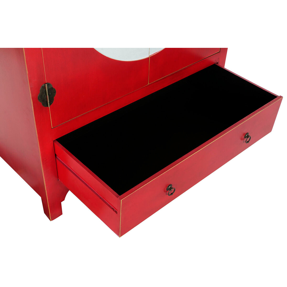 Armoire DKD Home Decor 85,5 x 50,5 x 186,2 cm Sapin Rouge Bois MDF