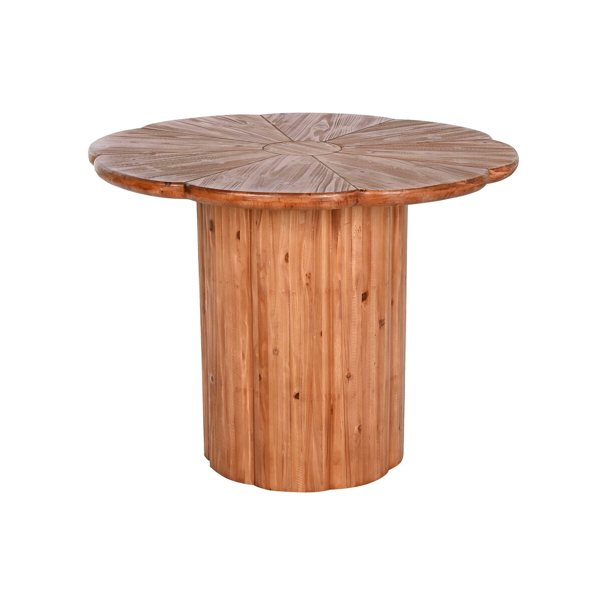 Table de Salle à Manger Home ESPRIT Naturel Bois 100 x 100 x 77 cm