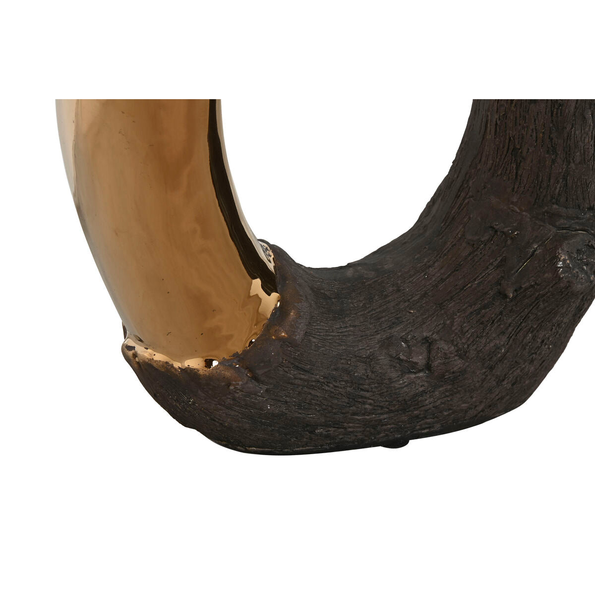 Vase Home ESPRIT Marron Doré Grès Moderne 20 x 8 x 31 cm