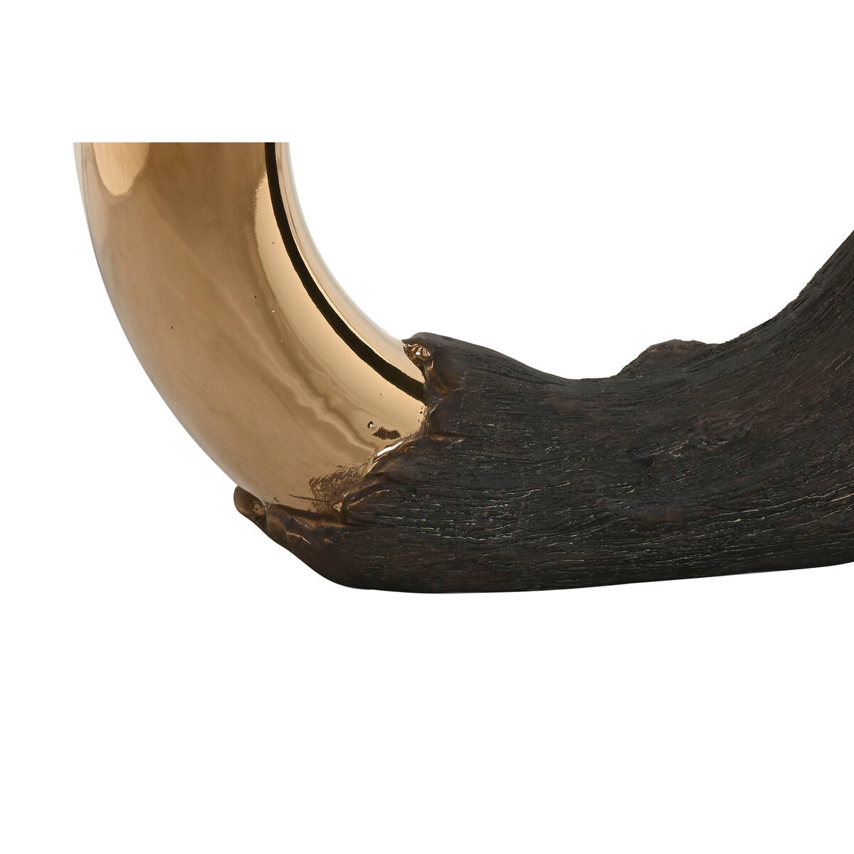 Vase Home ESPRIT Marron Doré Grès Moderne 29 x 9 x 33 cm