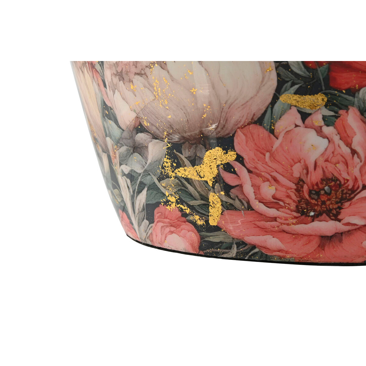 Vase Home ESPRIT Multicouleur Rose Métal 33 x 33 x 35 cm