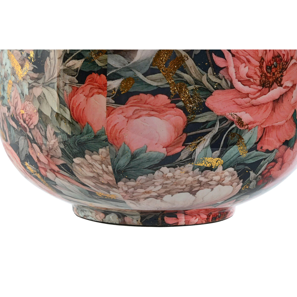 Vase Home ESPRIT Multicouleur Rose Métal 25 x 25 x 69,3 cm