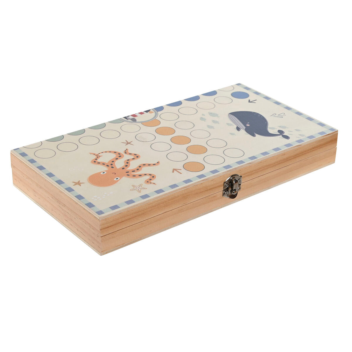 Parchis Home ESPRIT Bois 26 x 13 x 3,3 cm