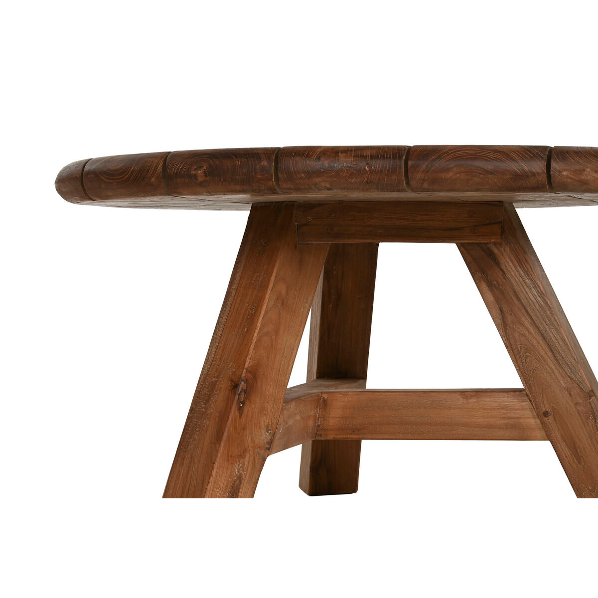 Jeu de 3 tables Home ESPRIT bois de teck 80 x 80 x 43 cm