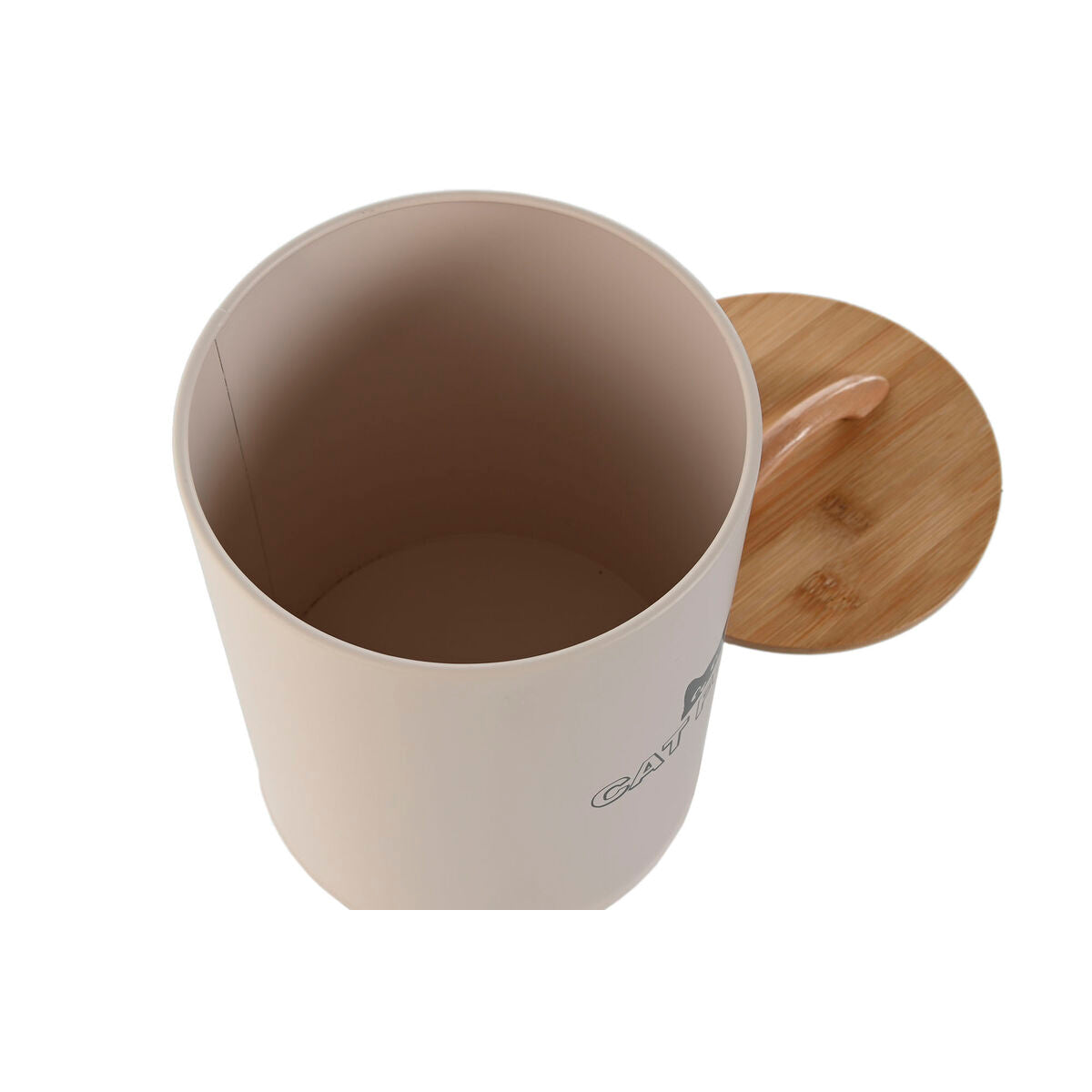 Boîte de nourriture pour animaux Home ESPRIT Beige Naturel 2,5 L