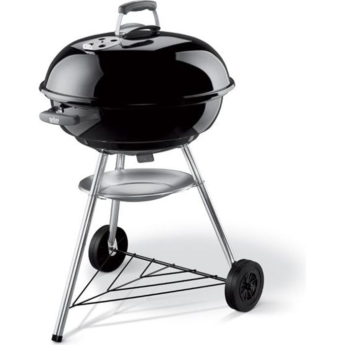 Barbecue a charbon WEBER Compact Kettle 57 cm - Noir