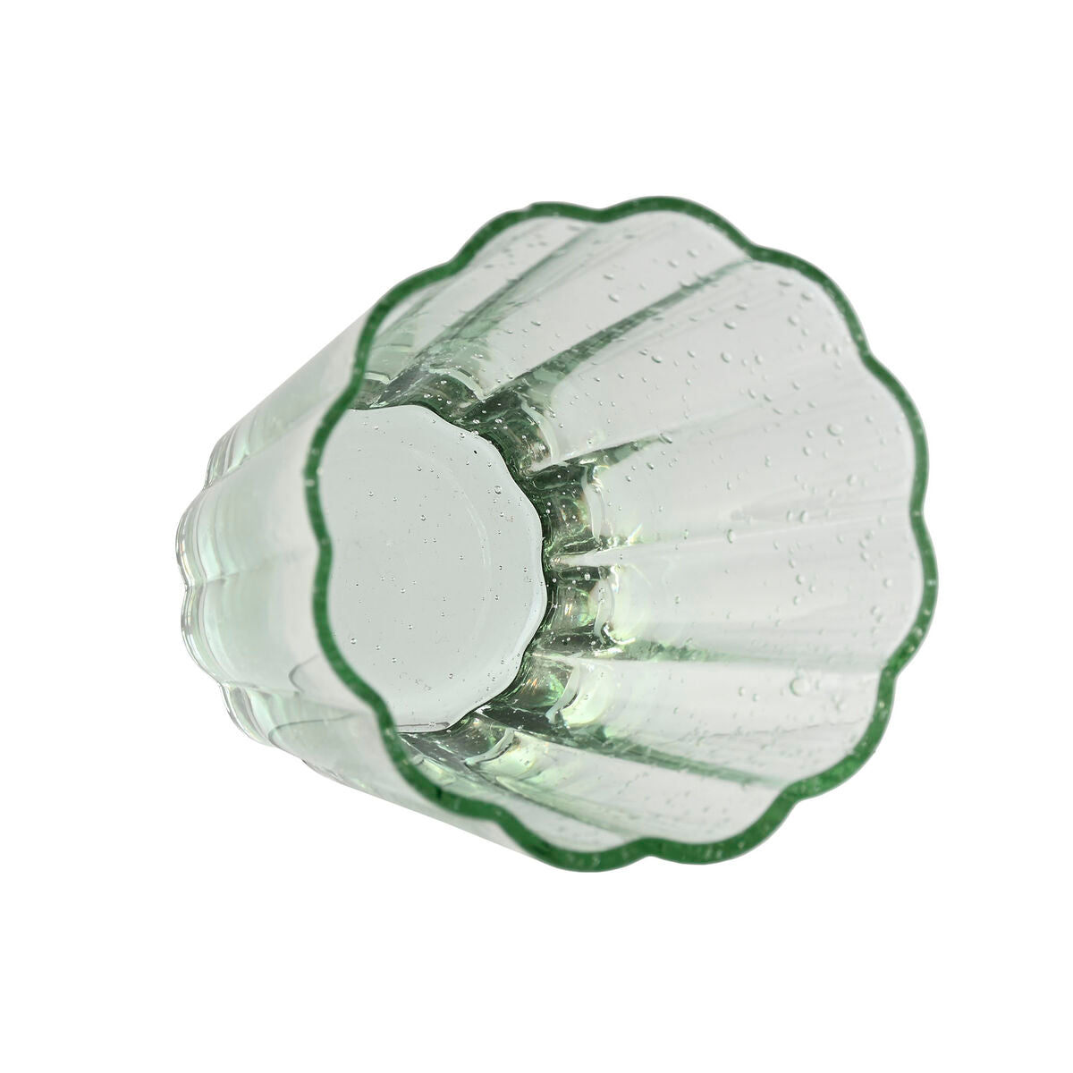 Set de Verres Home ESPRIT Vert Verre 280 ml (6 Unités)