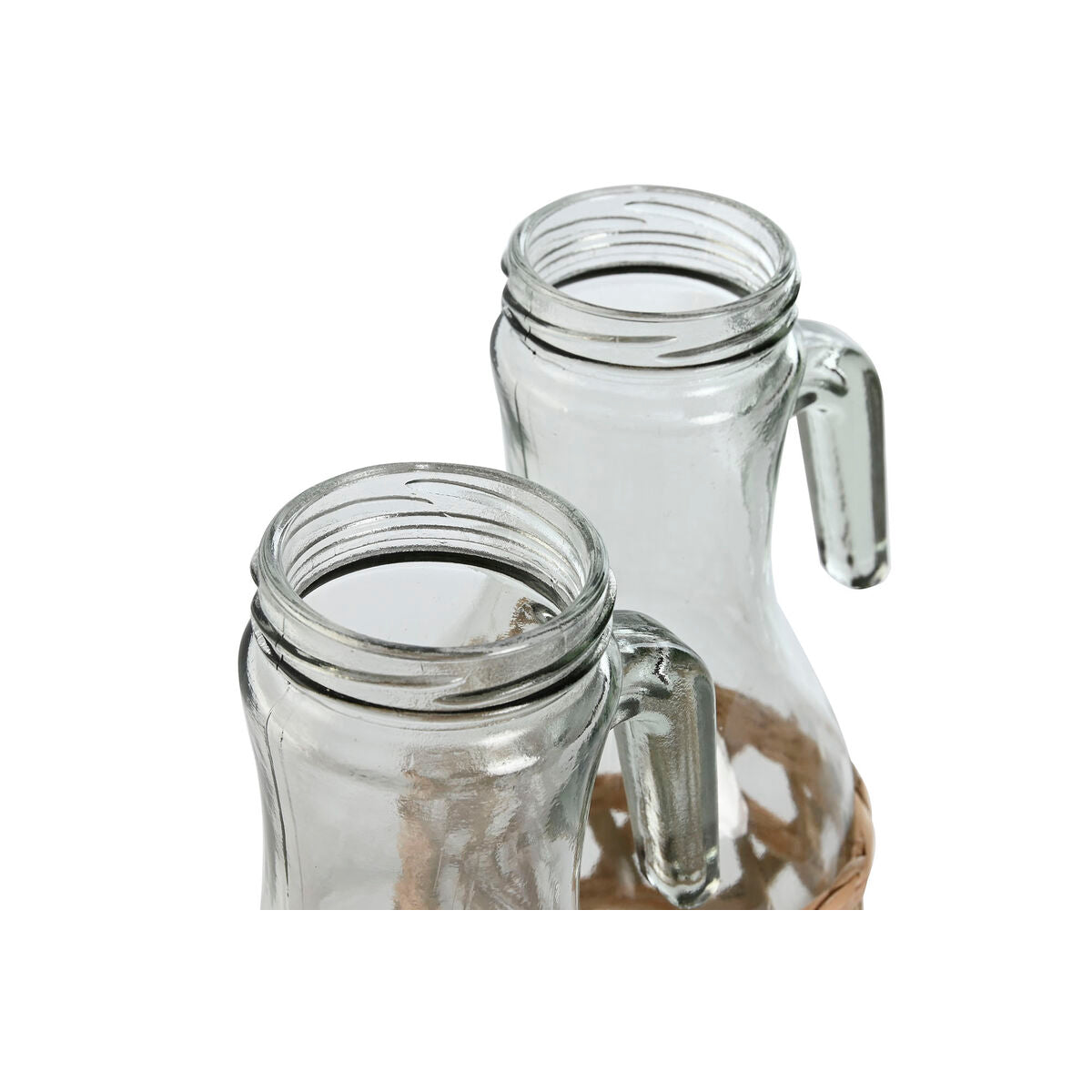 Pichet Home ESPRIT Naturel Verre Fibre (2 Unités)