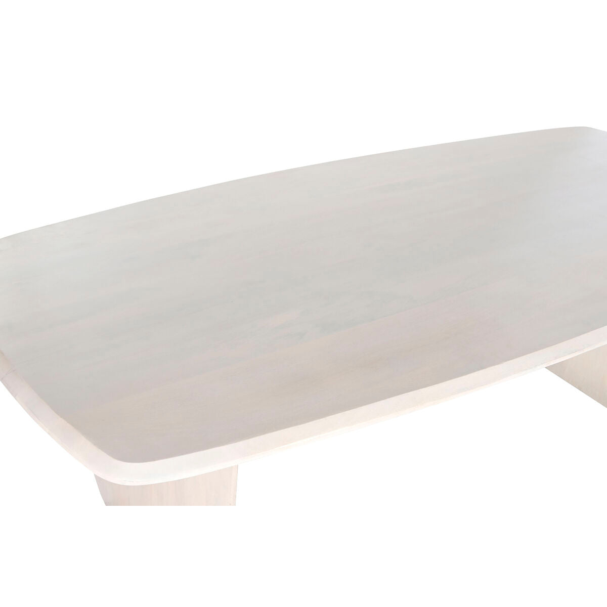 Table de Salle à Manger Home ESPRIT Blanc Bois de manguier 218 x 100 x 76 cm