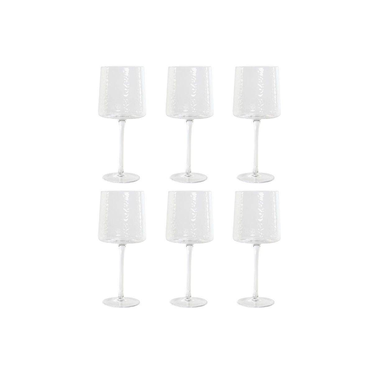 Set de Verres Home ESPRIT Transparent Verre 9,6 x 9,6 x 22,5 cm (6 Unités)