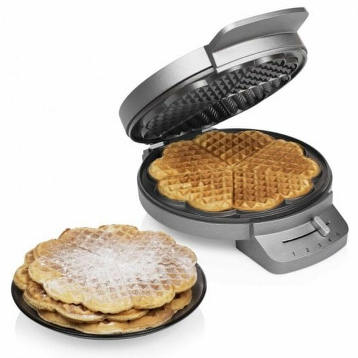 Gaufrier Princess 01.132380.01.001 1200 W Noir Acier