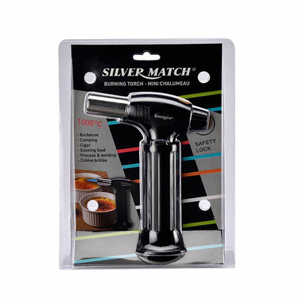 Chalumeau de Cuisine Silver Match Professionnel
