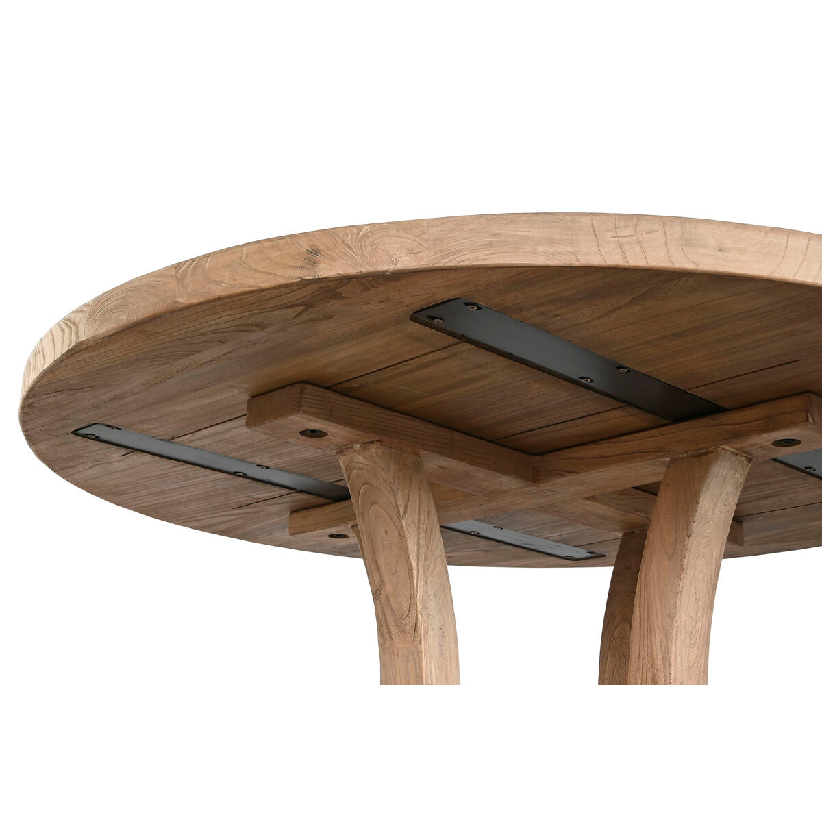 Table de Salle à Manger Home ESPRIT Naturel Bois 120 x 120 x 76 cm