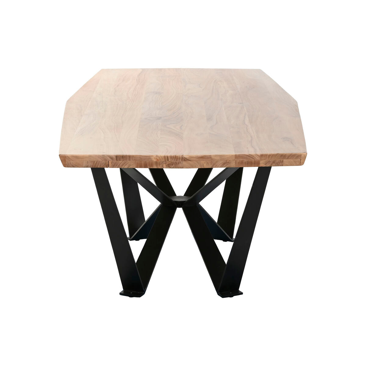 Table de Salle à Manger Home ESPRIT Métal Bois d'acacia 220 x 100 x 76 cm