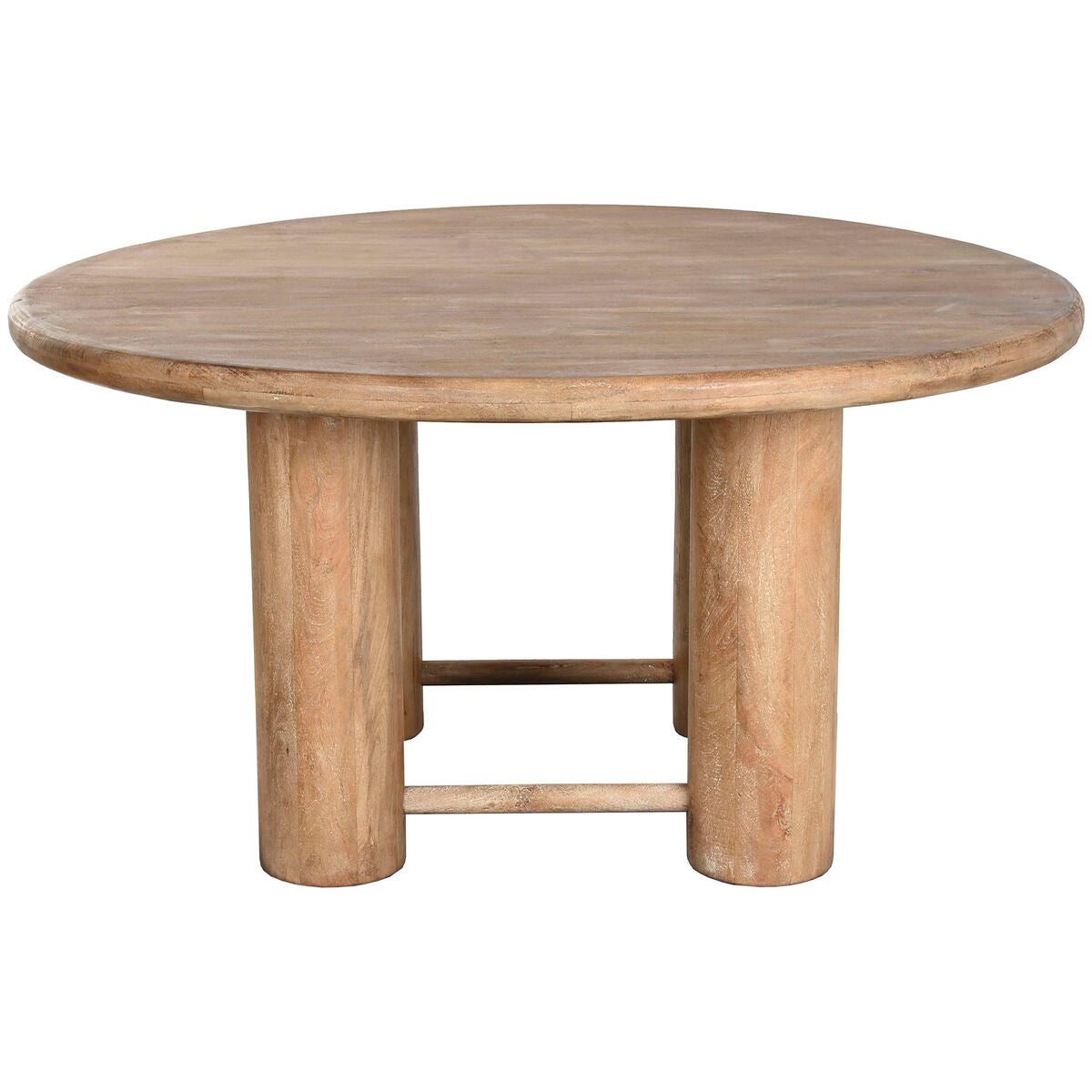 Table de Salle à Manger Home ESPRIT Marron Bois de manguier 150 x 150 x 78,7 cm