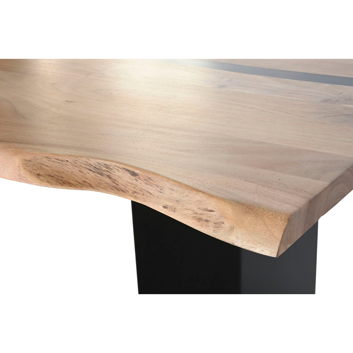 Table de Salle à Manger Home ESPRIT Métal Bois d'acacia 200 x 100 x 76 cm