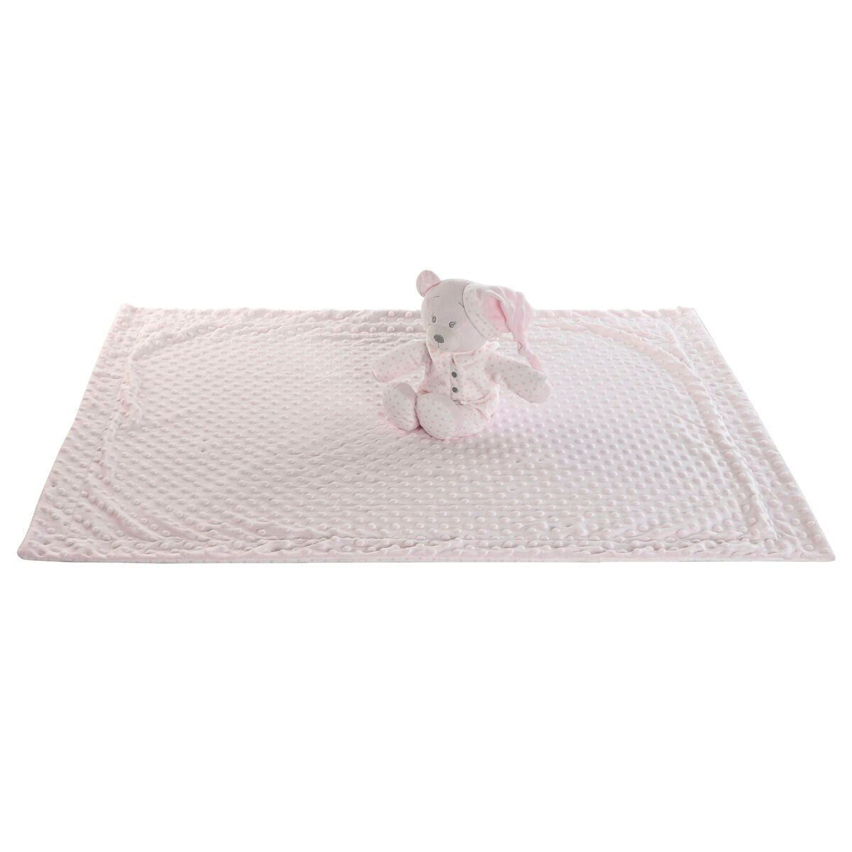 Coffret Bébé Home ESPRIT Bleu Beige Rose Polyester (3 Unités)