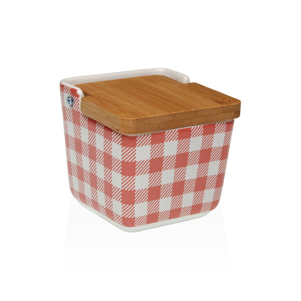 Salière avec couvercle Versa VICHY Céramique 8,8 x 8,5 x 8,8 cm