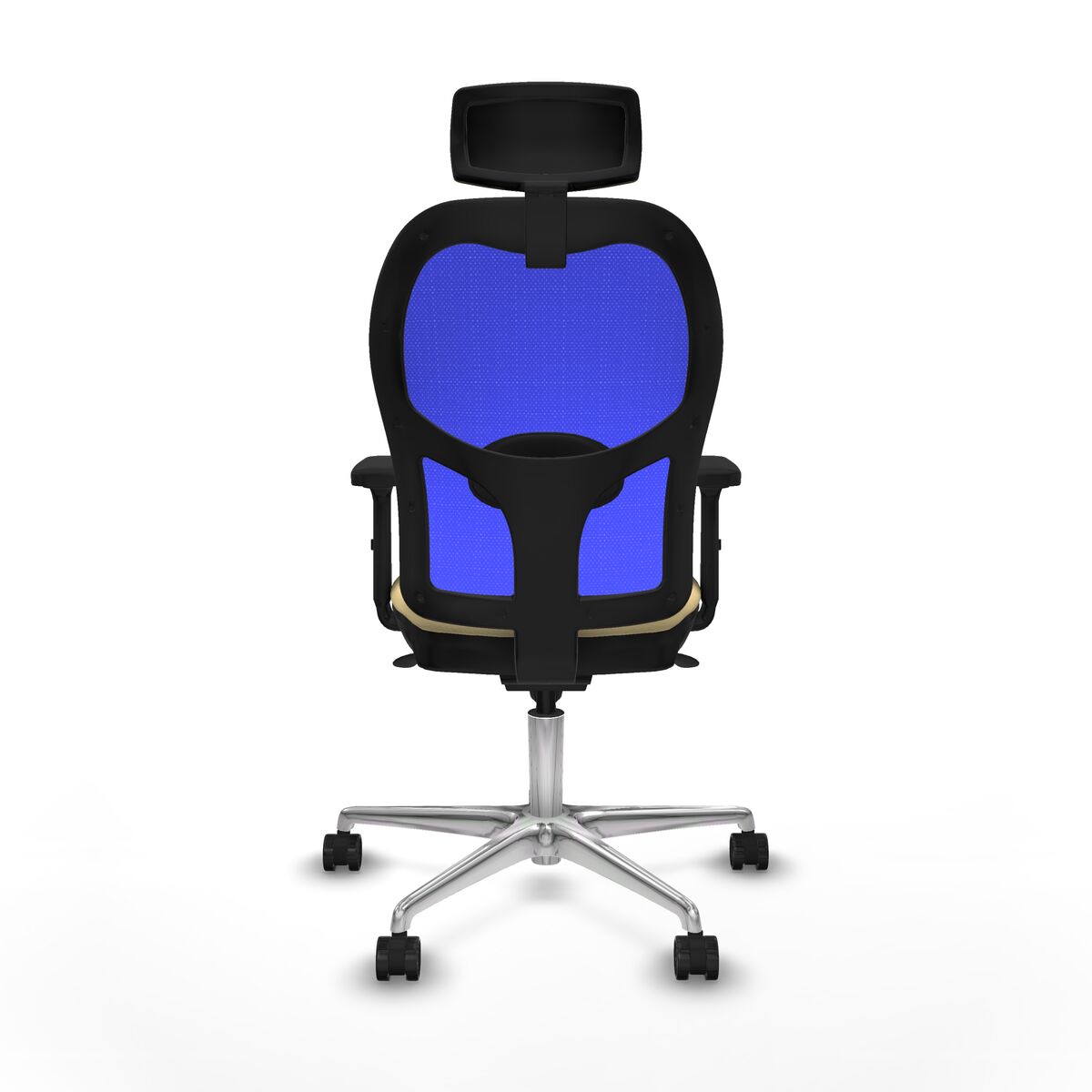 Chaise de Bureau avec Appui-tête Jorquera Piqueras y Crespo 2D086N2 Crème