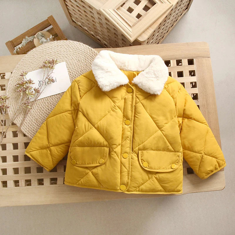 Vestes chaudes en coton pour enfants