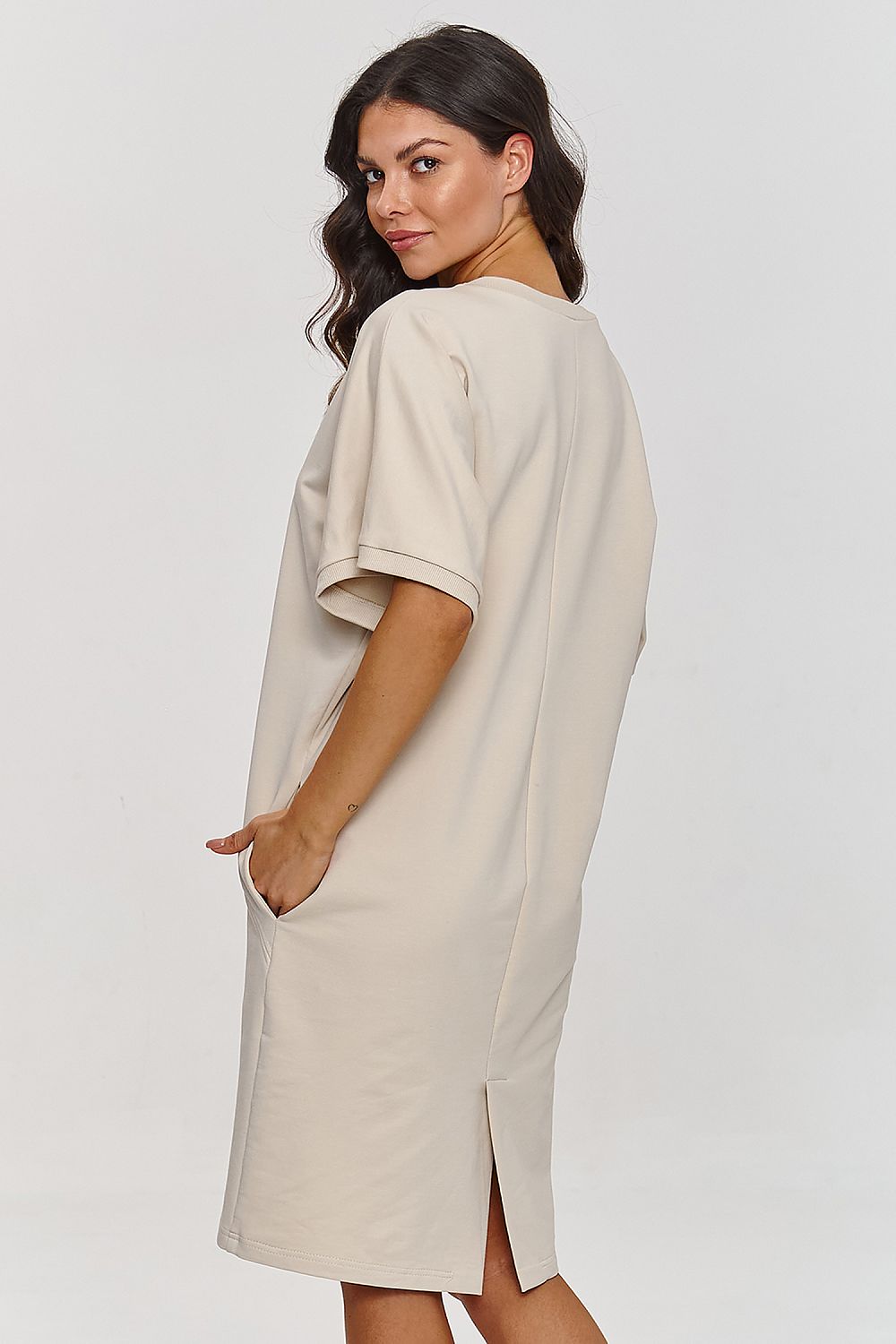 Robe de jour model 209593 Makadamia