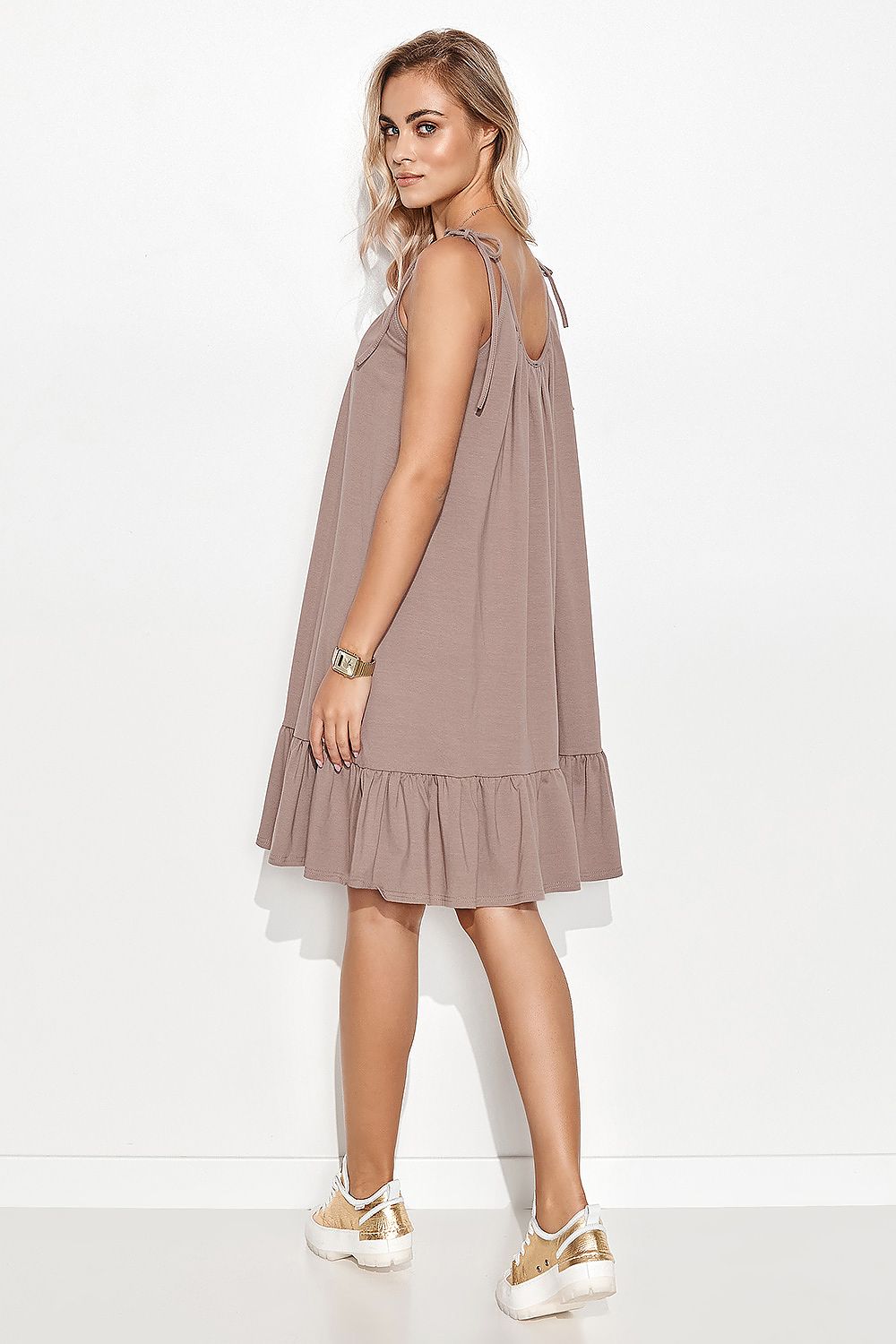 Robe de jour model 164193 Makadamia