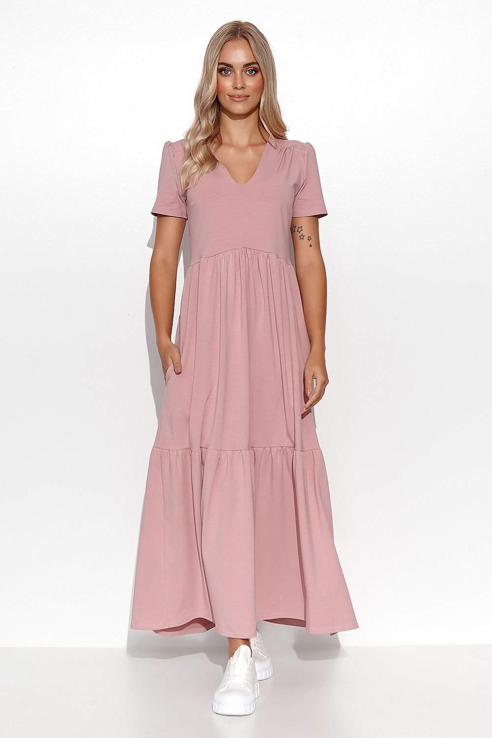 Robe de jour model 176209 Makadamia