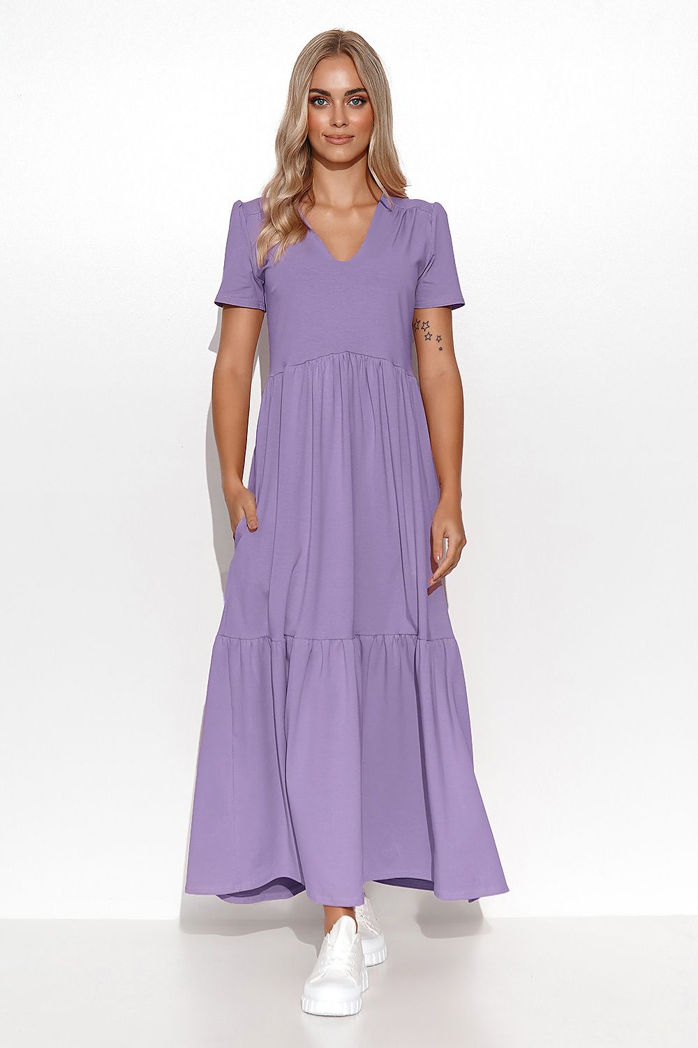 Robe de jour model 179197 Makadamia