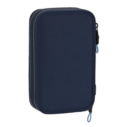 Trousse Scolaire avec Accessoires El Niño Bahia Bleu 12.5 x 19.5 x 4 cm (28 Pièces)