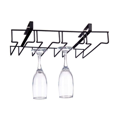 Porte-verres Fer 36 x 7,5 x 26 cm (6 Unités)