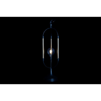 Décoration lumineuse DKD Home Decor Noir Doré Métal (18 x 18 x 61 cm)