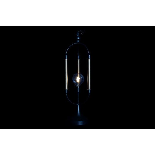 Décoration lumineuse DKD Home Decor Noir Doré Métal (18 x 18 x 61 cm)
