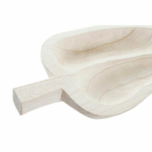 Centre de Table DKD Home Decor Marron Naturel Feuille d'une plante Boho 30 x 40 cm 48,5 x 21 x 5 cm