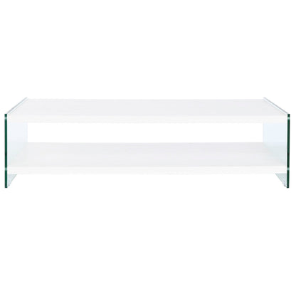 Table Basse DKD Home Decor Verre Bois MDF 130 x 65 x 35,5 cm