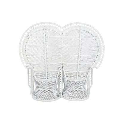 Fauteuil DKD Home Decor Blanc 188 x 50 x 140 cm