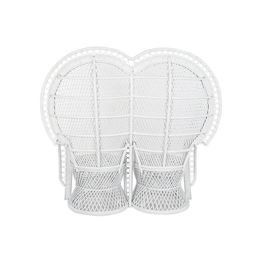 Fauteuil DKD Home Decor Blanc 188 x 50 x 140 cm