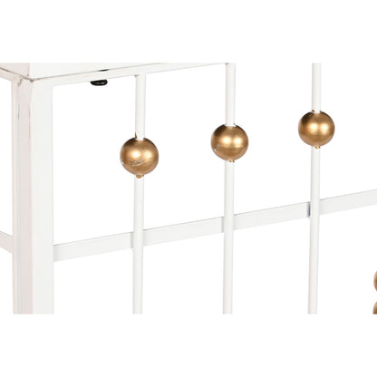 Meuble d'Appoint Home ESPRIT Blanc Doré Miroir 120 x 40 x 80 cm