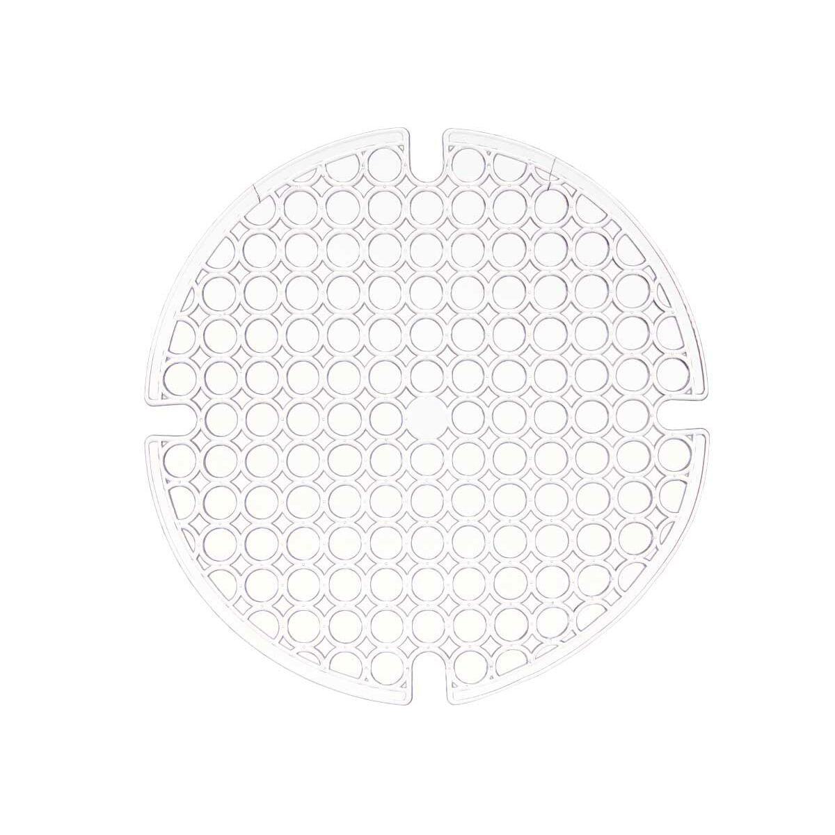Tapis Évier Transparent Plastique 29 x 0,1 x 29 cm (12 Unités)