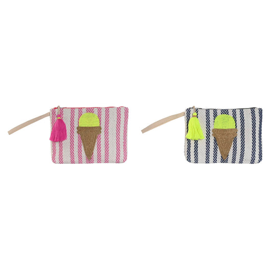 Trousse de toilette Home ESPRIT Bleu Rose 26 x 2 x 19 cm (2 Unités)