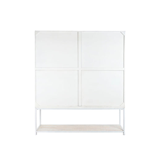 Étagère DKD Home Decor Blanc Noir Métal Bois de manguier 170 x 45 x 200 cm