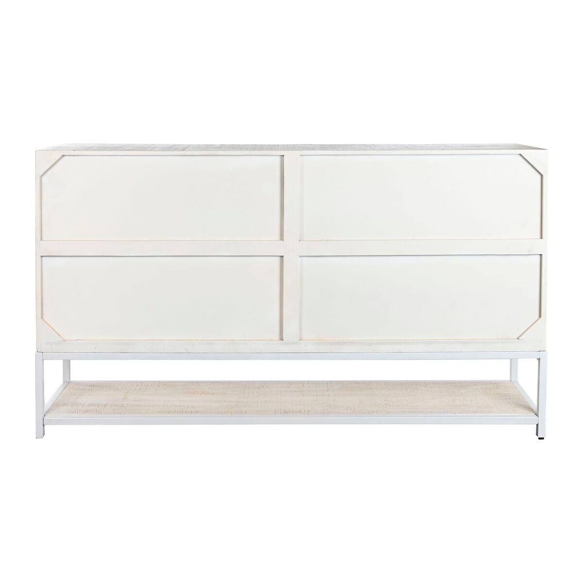 Buffet DKD Home Decor 170 x 45 x 100 cm Métal Blanc Bois de manguier
