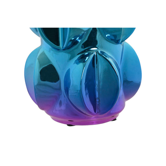Vase Home ESPRIT Multicouleur Grès Moderne 12 x 12 x 24 cm (2 Unités)