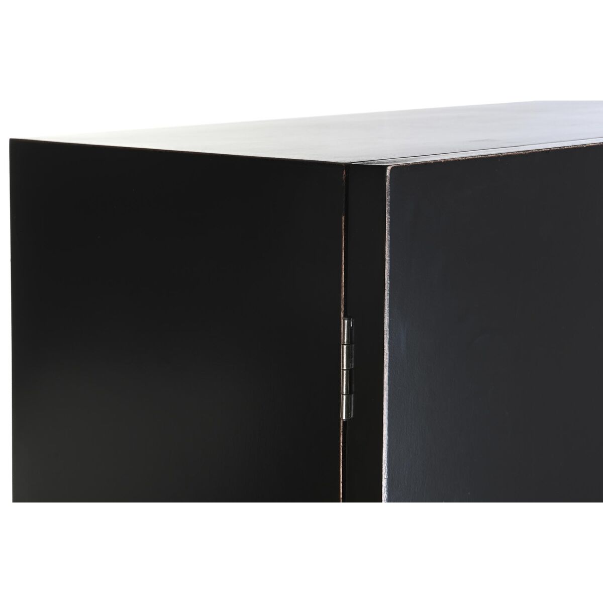 Armoire DKD Home Decor   110 x 50 x 180 cm Noir Métal Peuplier